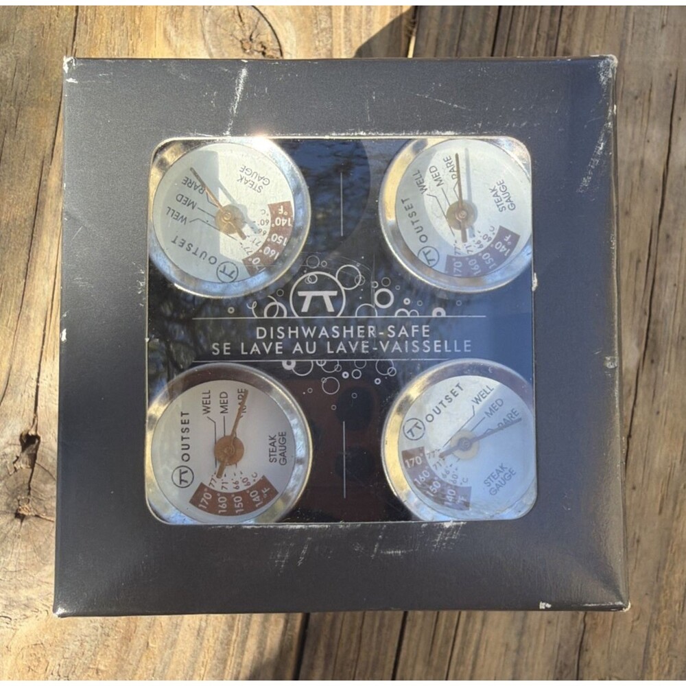 Outset Mini Steak Thermometers 4 In Box New